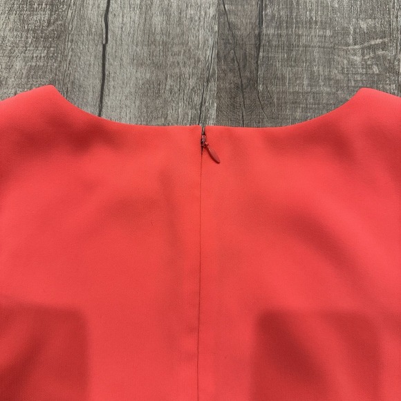 J.Crew Sleeveless Sheath Dress‎ Coral Pink Lined Back Zip Women's Size 4 - Picture 11 of 12